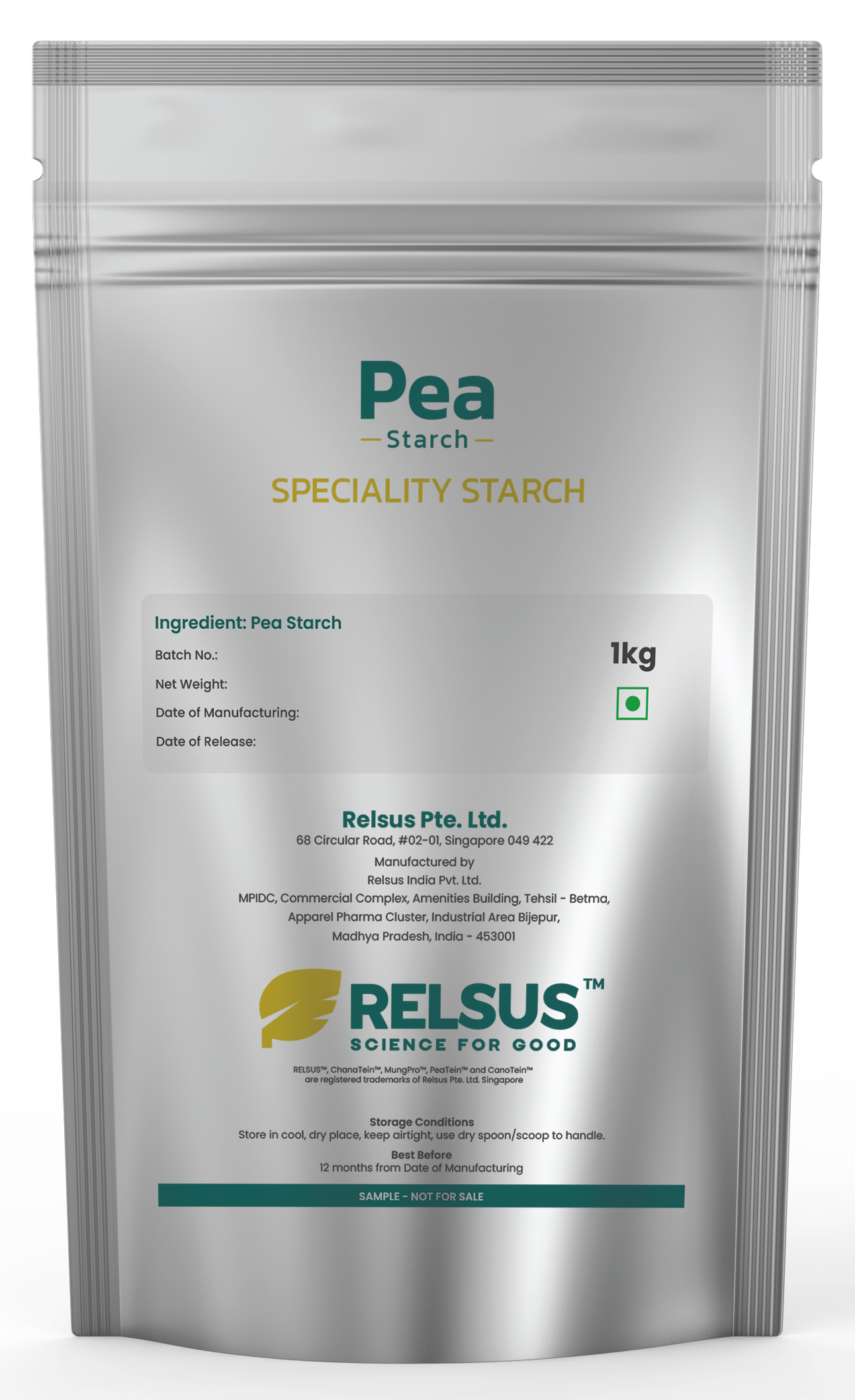 Pea Starch Relsus Pte Ltd. Ingredients Network